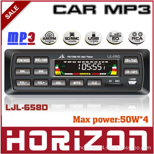 Car Audio LJL - 658D Music Player Audio Product Support Compatible CD, MP3 Format, Car MP3 Player